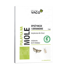 VACO Ekologiczna Pułapka na mole ubraniowe i spożywcze (2w1) 2 szt.