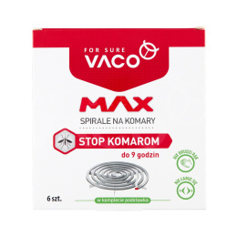 VACO Spirale na komary MAX 6 szt.