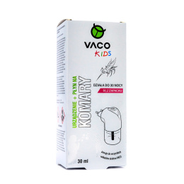 VACO Elektro KIDS + płyn na komary dla dzieci( 30 nocy ) 30 ml
