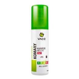 VACO Płyn na komary, kleszcze i meszki 100 ml DEET 15