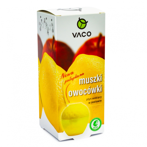 VACO ECO Pułapka na muszki owocówki z płynem wabiącym VACO ECO Pułapka na muszki owocówki z płynem wabiącym