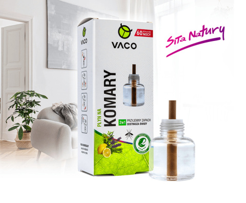 VACO ECO Wkład - Płyn na komary, meszki i muszki (Citronella, 60 nocy) - 45 ml VACO ECO Wkład - Płyn na komary, meszki i muszki (Citronella, 60 nocy) - 45 ml