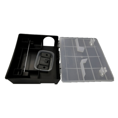 Karmnik deratyzacyjny typu BOX transparentny + zapadaki do chwytacza Karmnik deratyzacyjny typu BOX transparentny + zapadaki do chwytacza