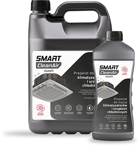 Smart CleanAir WASH 5 l płyn przeznaczony do mycia i czyszczenia klimatyzatorów Smart CleanAir WASH 5 l płyn przeznaczony do mycia i czyszczenia klimatyzatorów