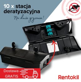 Stacja deratyzacyjna duża ZESTAW 10 szt.