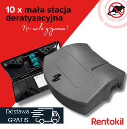 Stacja deratyzacyjna mała ZESTAW 10 szt.