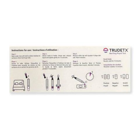 Test do wykrywania pluskiew TRUDETX 5 szt. Test do wykrywania pluskiew TRUDETX 5 szt.